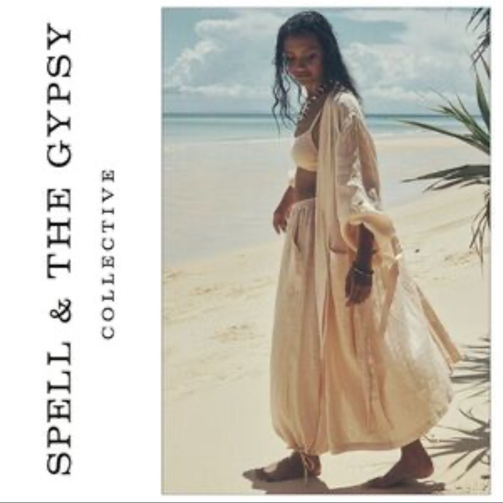ISO Spell | Mae Linen Robe | S/M - Picture 4 of 11